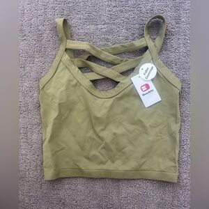BKE Daytrip Strappy Sports Bra NWT